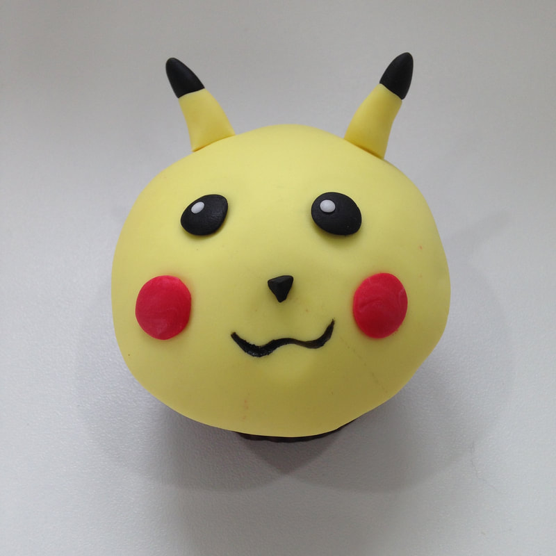 Pikachu cupcake