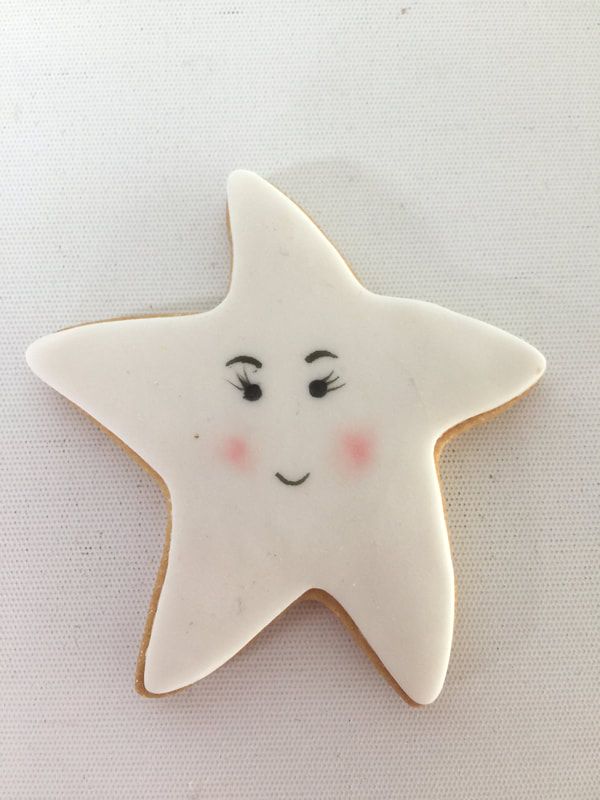 Happy star cookie
